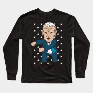 FLOSSING BIDEN Long Sleeve T-Shirt